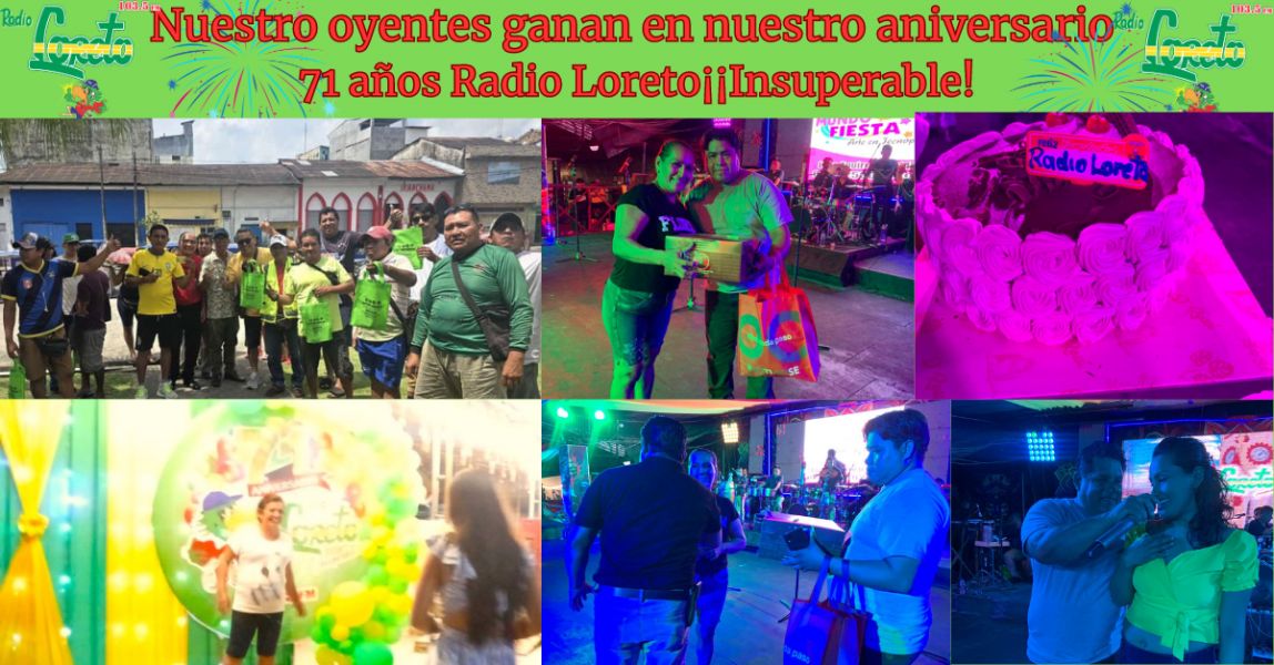 Por nuestro 71 años premiando a los oyentes.
